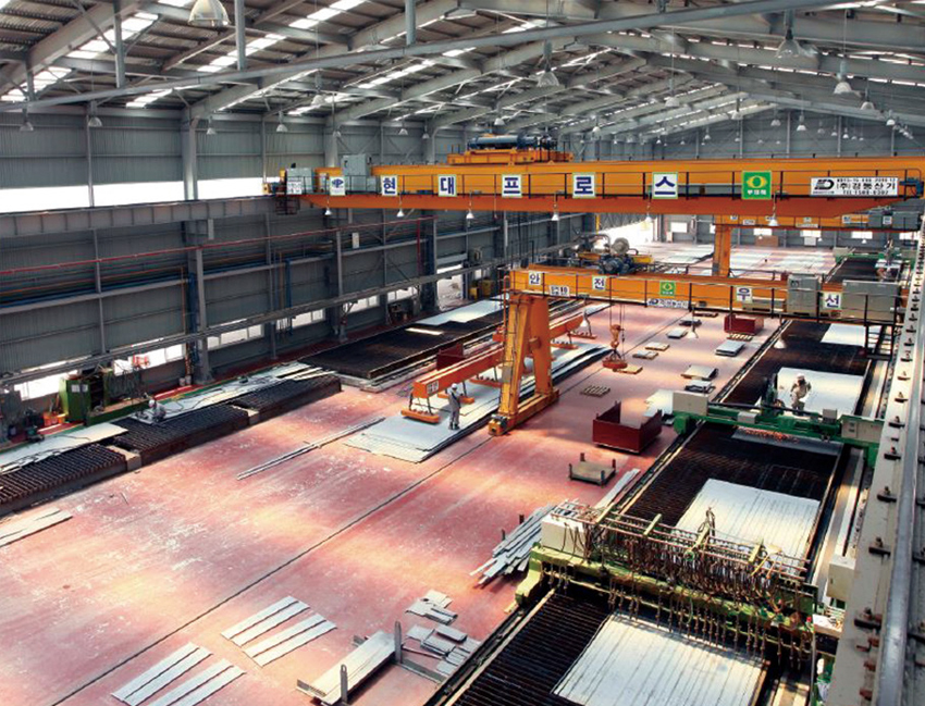 선박 부품 생산현장도<br />
자동화시스템으로 오케이!