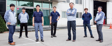 ㈜우보테크의 직원 사진